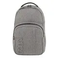 Polo - Σακίδιο Πλάτης Genius, Light Grey 2026 9-01-062-2300 + Δώρο Διορθωτική Ταινία Edding