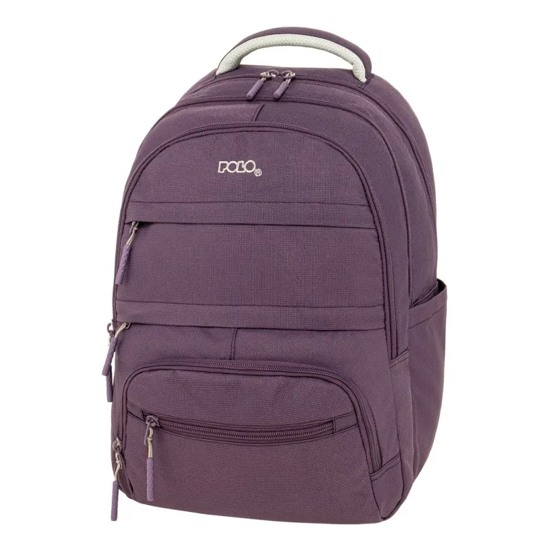 Polo - Σακίδιο Πλάτης Multi Pocket, Purple 2026 9-01-064-4700 + Δώρο Διορθωτική Ταινία Edding
