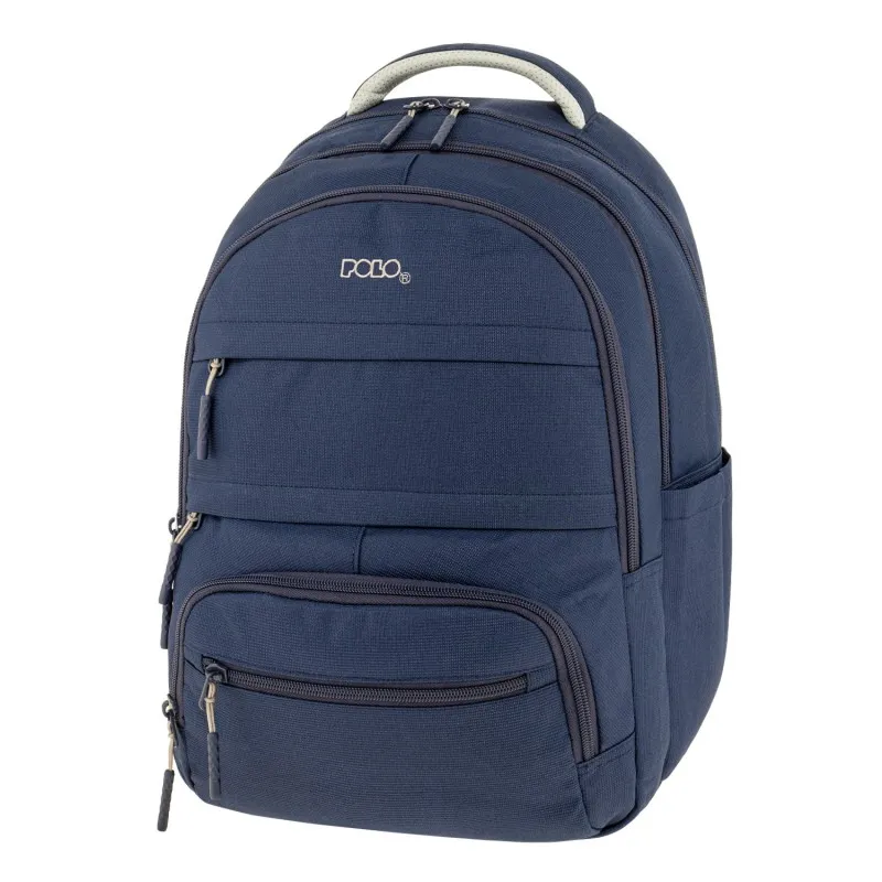 Polo - Σακίδιο Πλάτης Multi Pocket, Blue 2026 9-01-064-5000 + Δώρο Διορθωτική Ταινία Edding