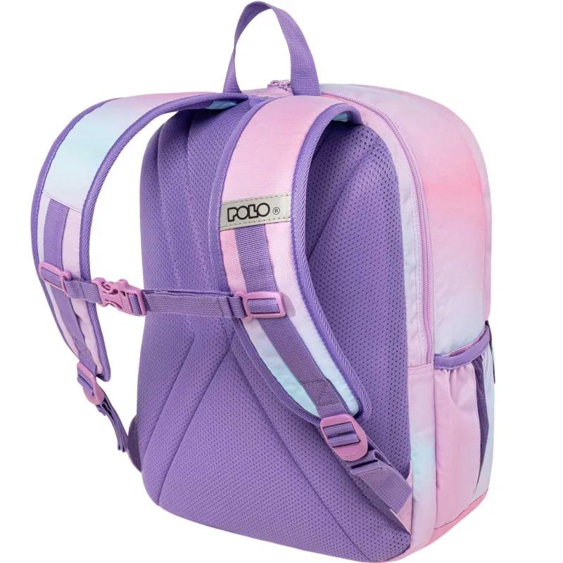 Polo - Σακίδιο Πλάτης Youngster, Rainbow 2025 9-01-068-8372 + Δώρο Διορθωτική Ταινία Edding