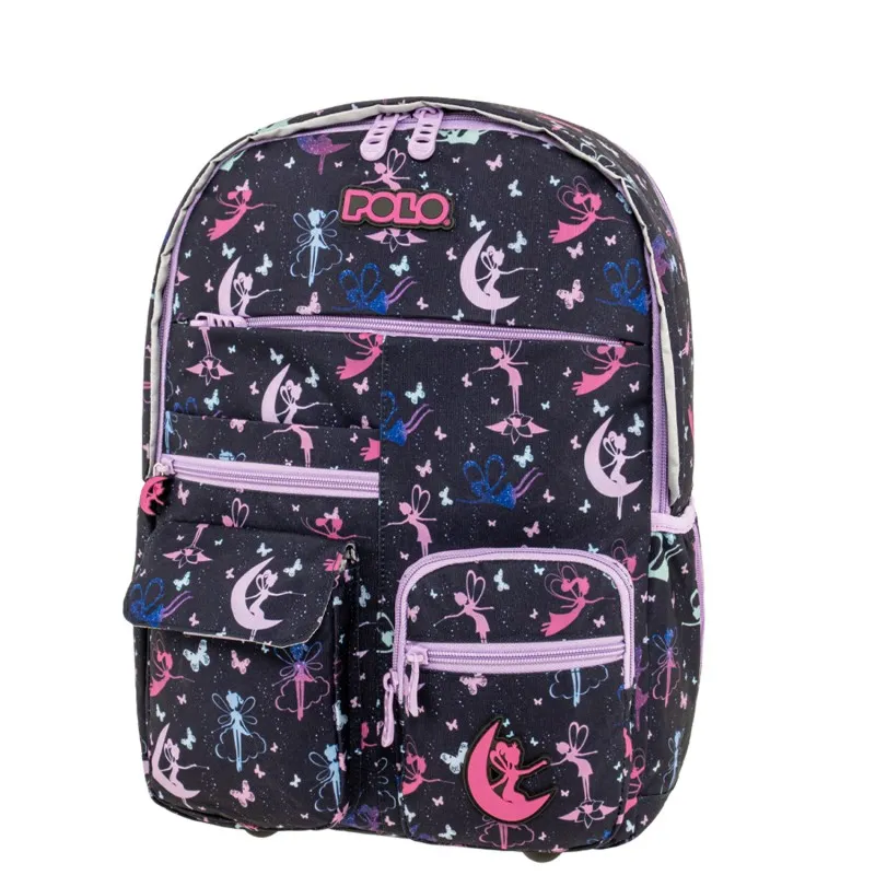 Polo - Σακίδιο Πλάτης Youngster, Fairy 2026 9-01-068-8441 + Δώρο Διορθωτική Ταινία Edding