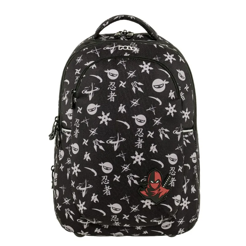 Polo - Σακίδιο Πλάτης Kinetic, Ninja 2026 9-01-072-8427 + Δώρο Διορθωτική Ταινία Edding