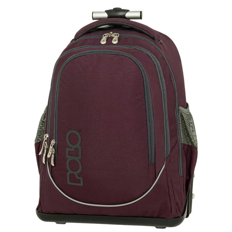 Polo - Σακίδιο Τρόλεϊ Cart, Eggplant 2025 9-01-074-4800 + Δώρο Διορθωτική Ταινία Edding