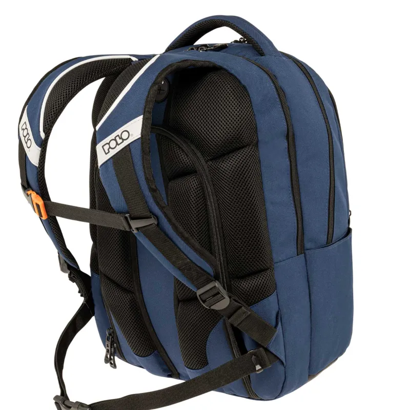 Polo - Σακίδιο Πλάτης Wonder , Dark Blue 2025 9-01-076-5100 + Δώρο Διορθωτική Ταινία Edding