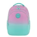 Polo - Σακίδιο Πλάτης Focus, Gradient Aqua-Pink 2026 9-01-078-8115 + Δώρο Διορθωτική Ταινία Edding