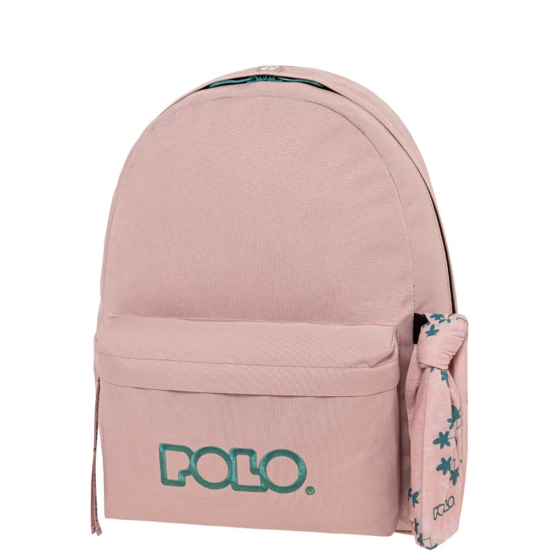Polo - Original Σακίδιο Πλάτης Με Μαντήλι, Pink-Petrol 2025 9-01-135-3958 + Δώρο Διορθωτική Ταινία Edding