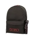 Polo – Original Double Σακίδιο Πλάτης Με Μαντήλι, Black-Bordeaux 2026 9-01-235-2033 + Δώρο Διορθωτική Ταινία Edding