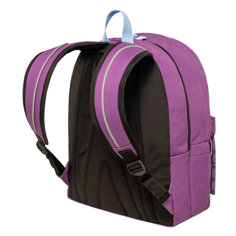 Polo – Original Double Σακίδιο Πλάτης Με Μαντήλι, Violet-Light Cyan 2025 9-01-235-4657 + Δώρο Διορθωτική Ταινία Edding