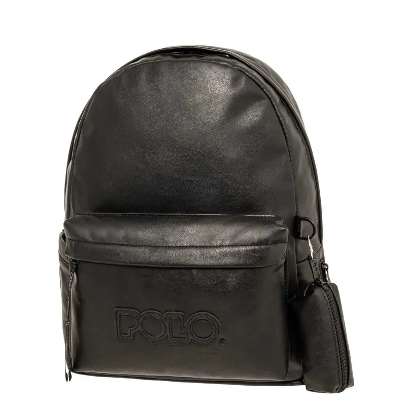Polo - Σακίδιο Πλάτης Gecko, Black 2026 9-02-041-2001 + Δώρο Διορθωτική Ταινία Edding