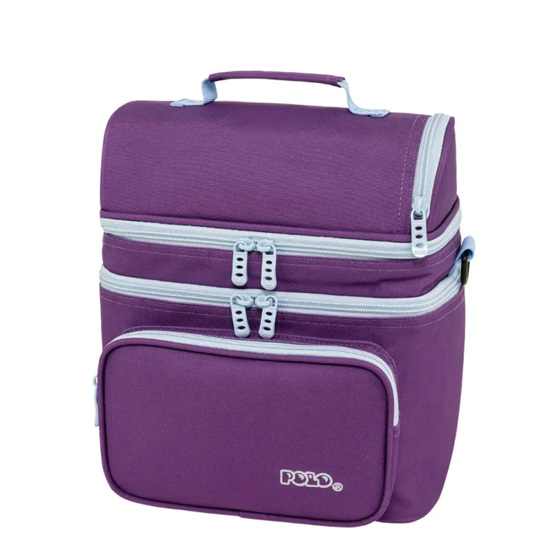 Polo - Τσαντάκι Φαγητού Double Cooler, Violet/Light Cyan 9-07-096-4657