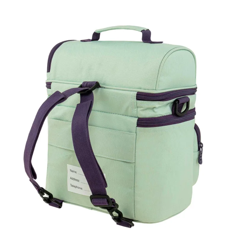 Polo - Τσαντάκι Φαγητού , Double Cooler, Mint/Eggplant 9-07-096-6848