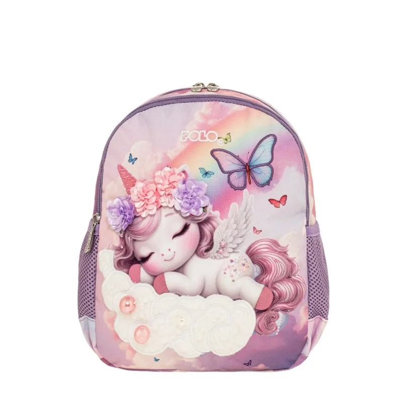 Polo – Τσάντα Πλάτης Νηπιαγωγείου Pixie, Unicorn 2026 9-11-002-8455