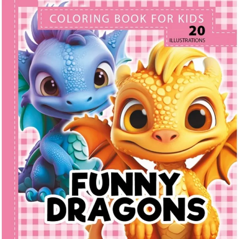 Company Fresh - Μπλοκ Ζωγραφικής 16x16εκ 24 Φύλλα, Funny Dragons 9133-23400