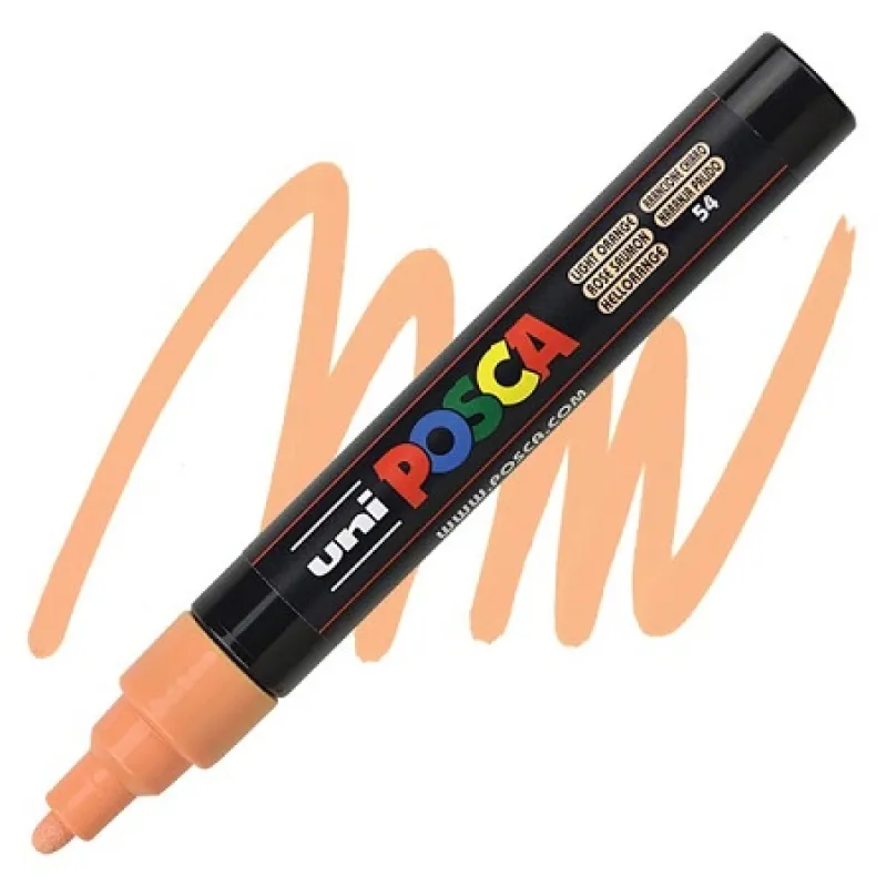 Uniball - Μαρκαδοράκι Posca PC-5M 1.8-2.5 mm Light Orange 54 91623