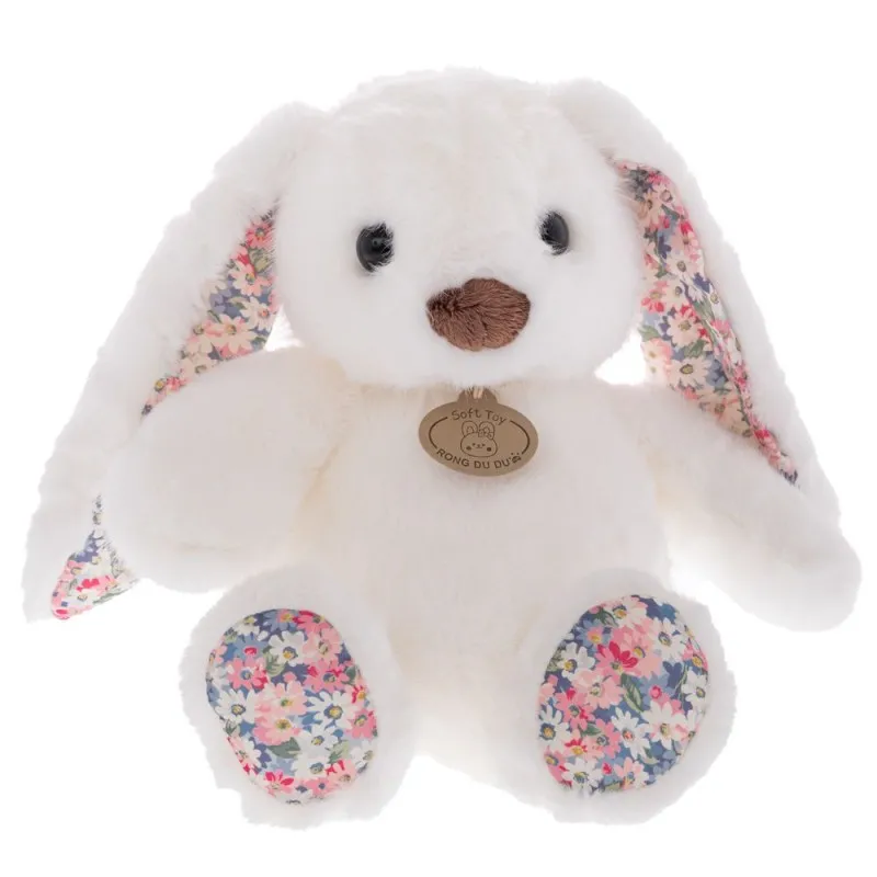 Iliadis – Λούτρινος Λαγός Με Εμπριμέ Αυτιά & Πατούσες 20x24/38εκ, Λευκός 91928