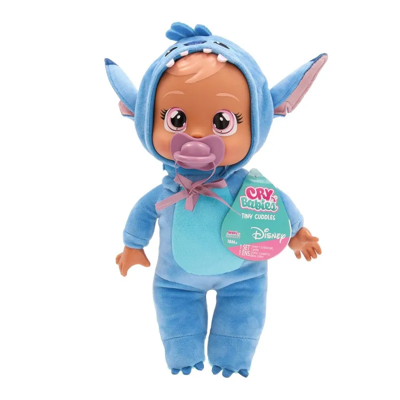 Cry Babies - Κλαψουλίνι, Tiny Cuddles Disney Διαδραστική Κούκλα Stitch Κλαίει Με Αληθινά Δάκρυα 4104-92457