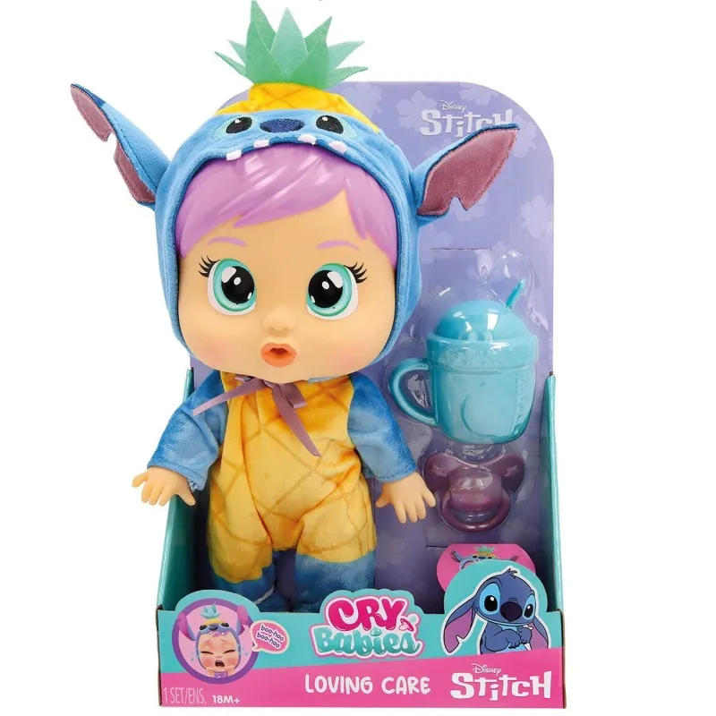 Cry Babies - Κλαψουλίνι, Αγαπουλίνι, Διαδραστική Κούκλα Disney Κλαίει Με Αληθινά Δάκρυα, Disney Stitch 927377