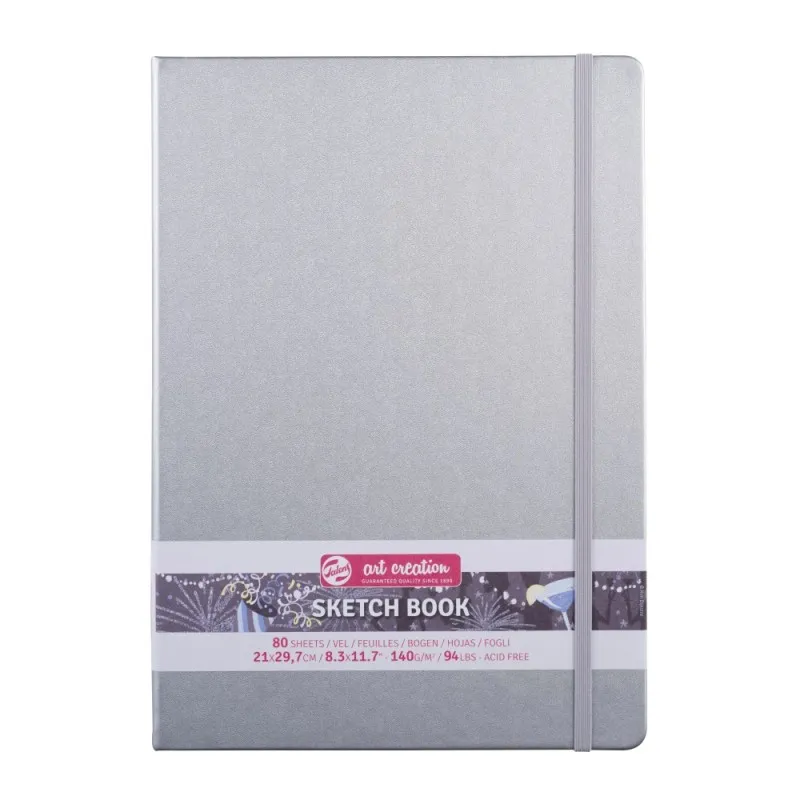 Royal Talens - Σημειωματάριο Sketchbook Art Creation Silver 21x29,7 εκ 80 Φύλλα 9314043M