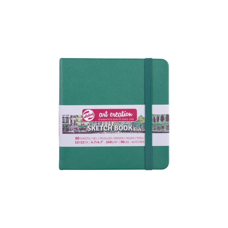 Royal Talens - Σημειωματάριο Sketchbook Art Creation Green 12x12 εκ 80 Φύλλα 9314334M