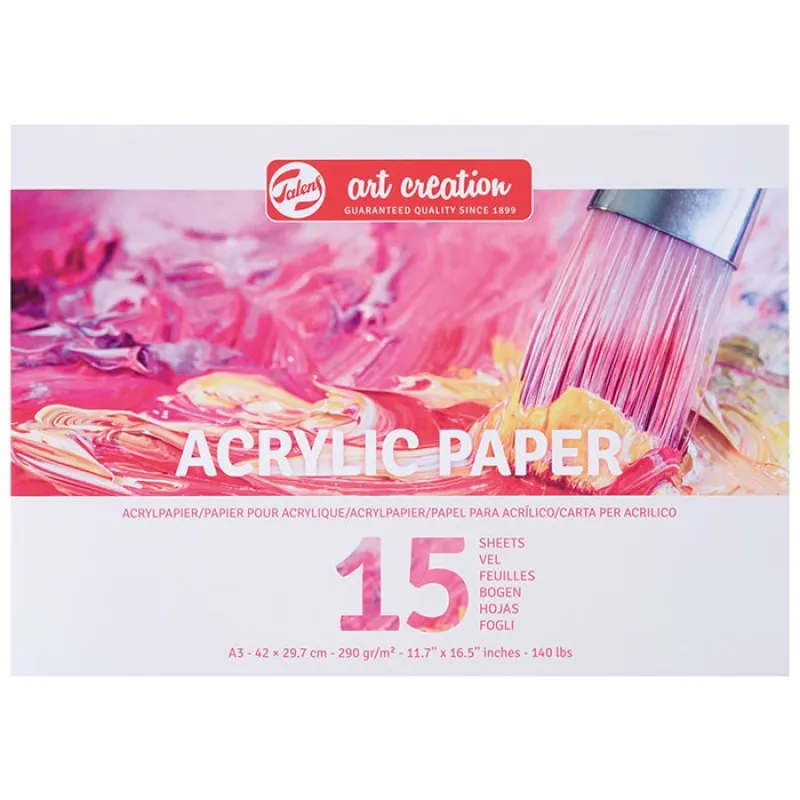 Royal Talens - Μπλοκ Talens Art Creation για Ακρυλικά A3 - 290gr/m² - 15 Φύλλα 9316001M