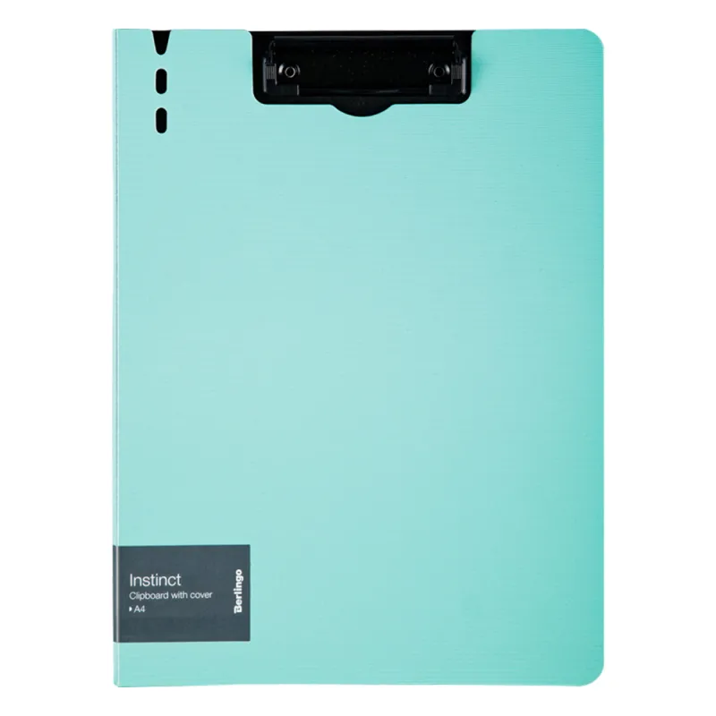 Berlingo - Clipboard  With Cover A4, Mint/Black 93202