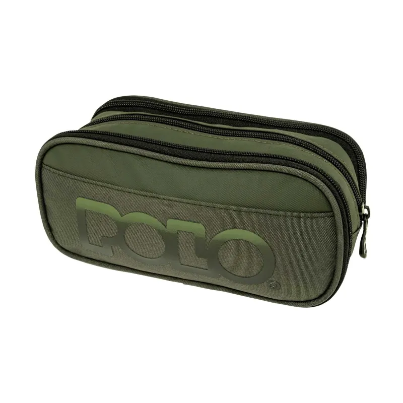 Polo - Κασετίνα Τριπλή Cryptic, Khaki 2025 9-37-001-6500