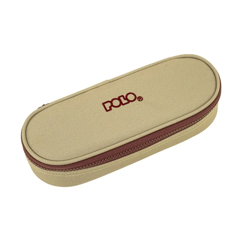 Polo – Κασετίνα Οβάλ Box, Beige-Βurgundy 2026 9-37-003-7432