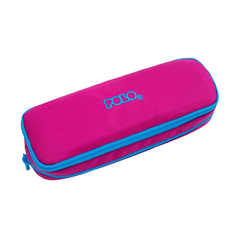 Polo – Κασετίνα Οβάλ Duo Box, Fuchia/Cyan 2025 9-37-004-4456