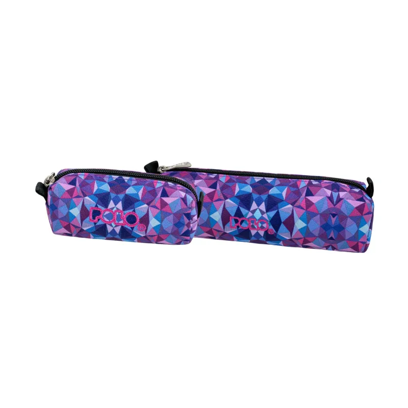 Polo – Κασετίνα Βαρελάκι Με Πορτοφολάκι Shapes, Purple/Blue 2025 9-37-006-8339