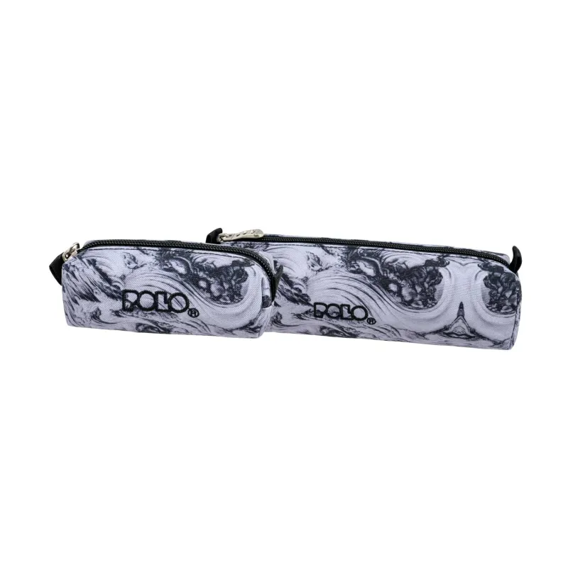 Polo – Κασετίνα Βαρελάκι Με Πορτοφολάκι Shapes, Grey/Black2025 9-37-006-8341