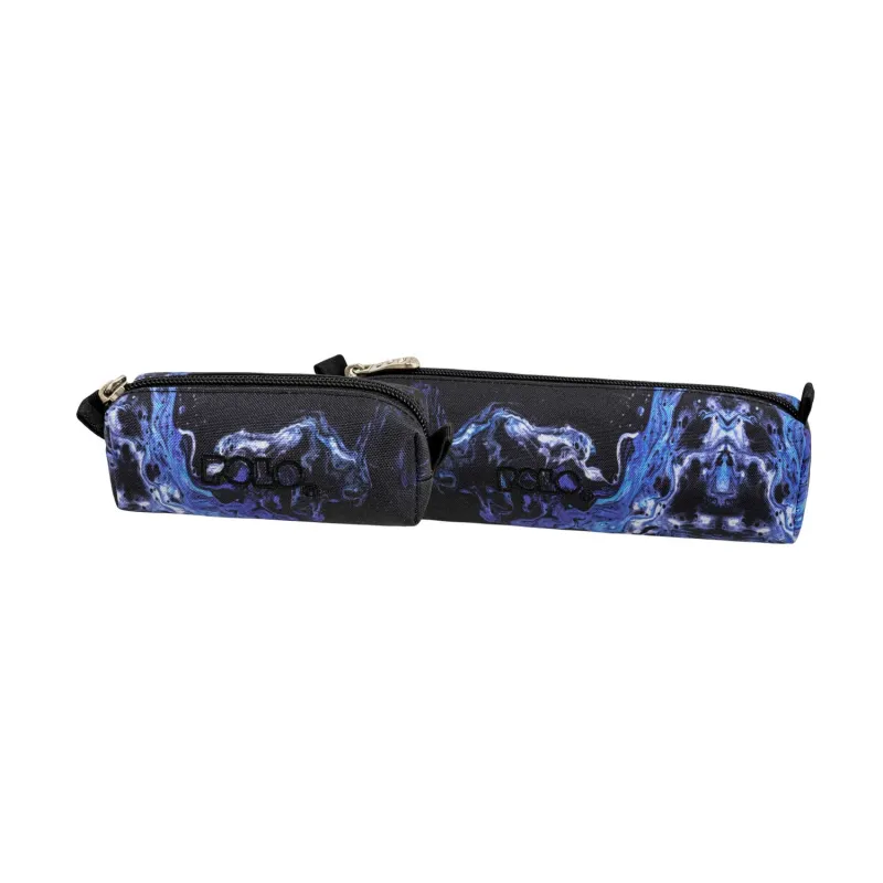 Polo – Κασετίνα Βαρελάκι Με Πορτοφολάκι Shapes, Black/Blue 2025 9-37-006-8342