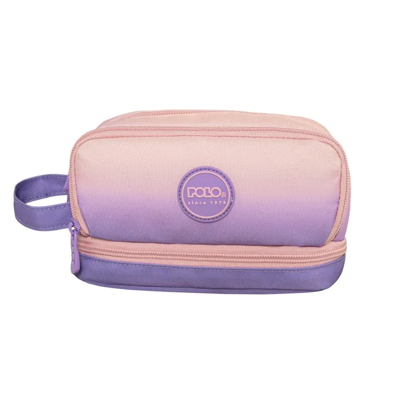 Polo – Κασετίνα Τριπλή Handle, Gradient Purlpe-Pink 2026 9-37-015-8411