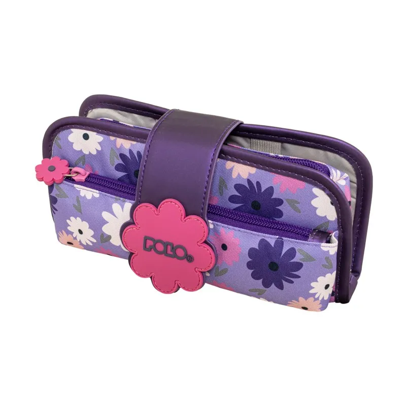 Polo – Κασετίνα Βαρελάκι Rubber, Flower 2026 9-37-019-8435
