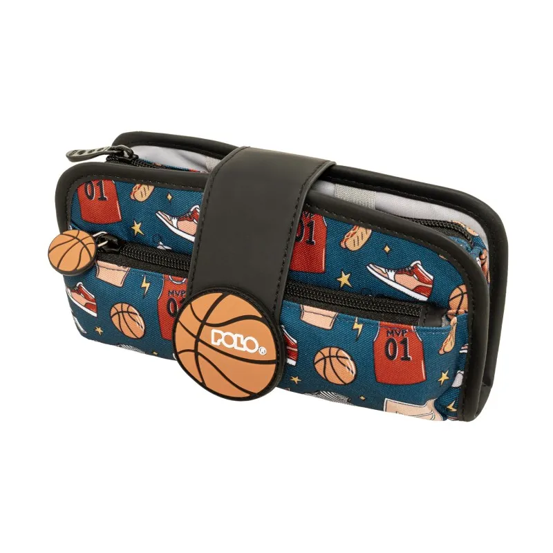 Polo – Κασετίνα Βαρελάκι Rubber, Basketball 2026 9-37-019-8442