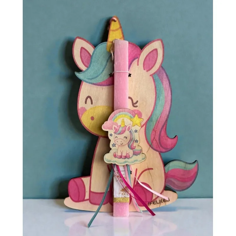 Life Likes - Λαμπάδα Κάδρο Baby Unicorn 9450