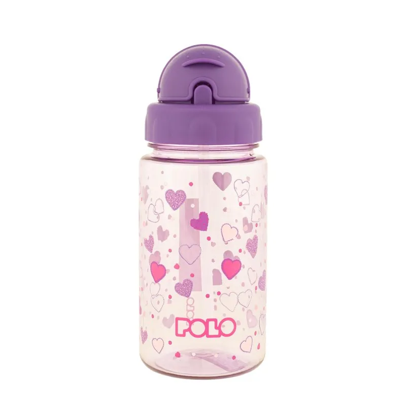 Polo - Παγούρι Πλαστικό, Hearts 450ml 9-48-001-8316