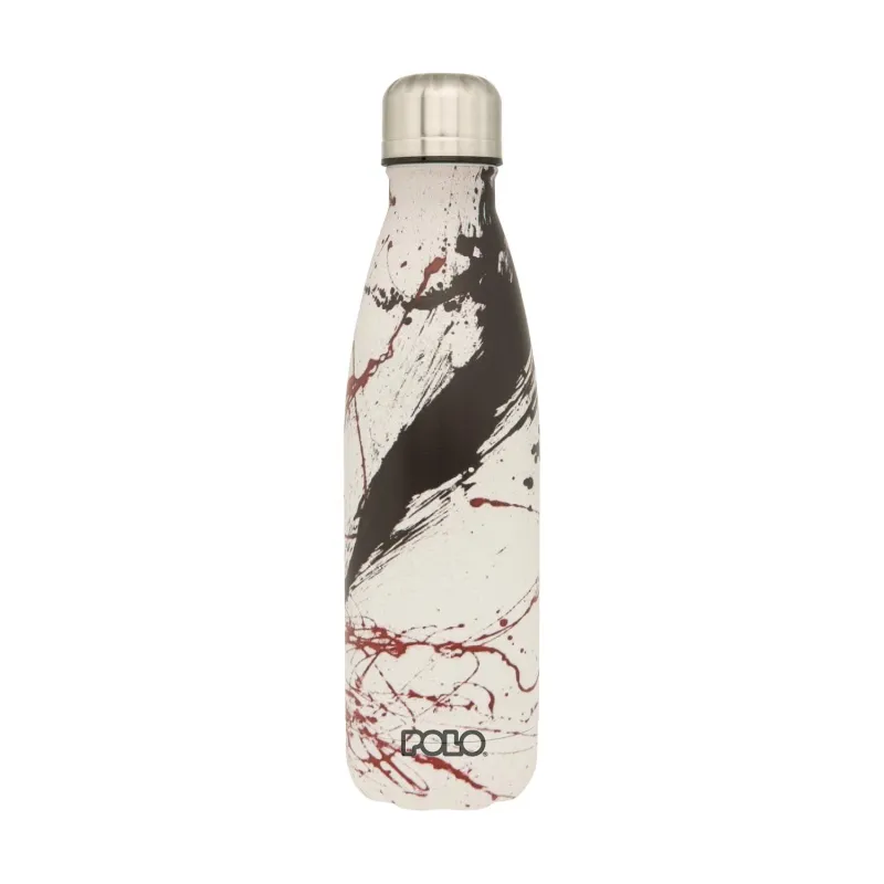 Polo - Stainless Steel Θερμός, White-Black 500ml 9-49-004-8260
