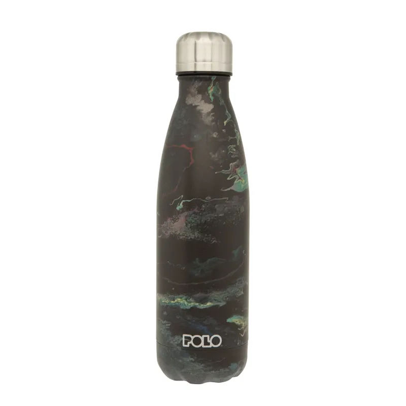 Polo - Stainless Steel Θερμός, Black-Green 500ml 9-49-004-8261