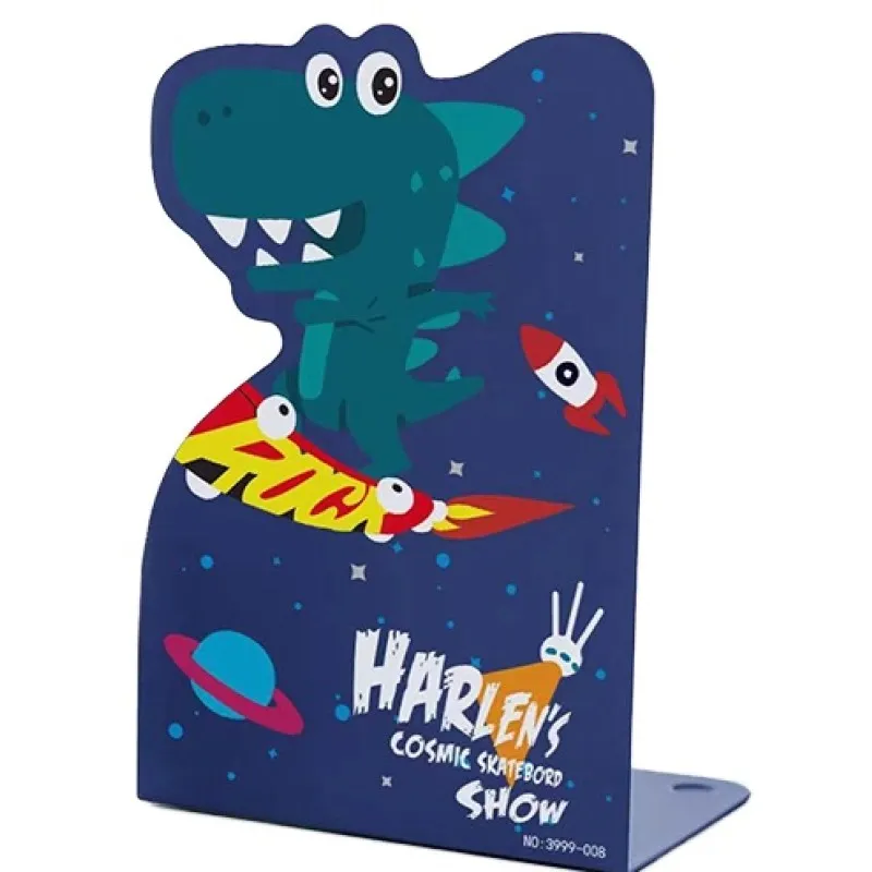 Foska - Γωνία Βιβλίων Μεταλλική 13.5x10x20 cm, Harlen΄s Cosmic Skateboard Show BS2014