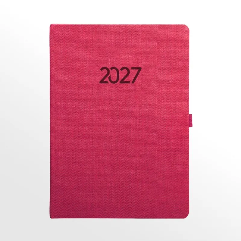 Υδρόγειος - Ημερήσιο Ημερολόγιο Canvas 2027, Red 10x14 0459