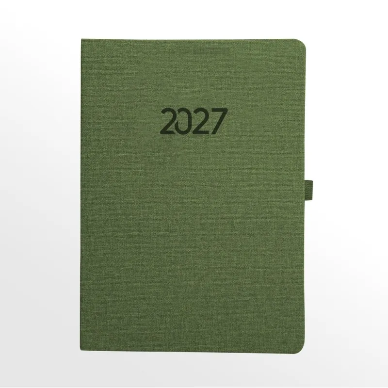 Υδρόγειος - Ημερήσιο Ημερολόγιο Canvas 2027, Green 15x21 0473