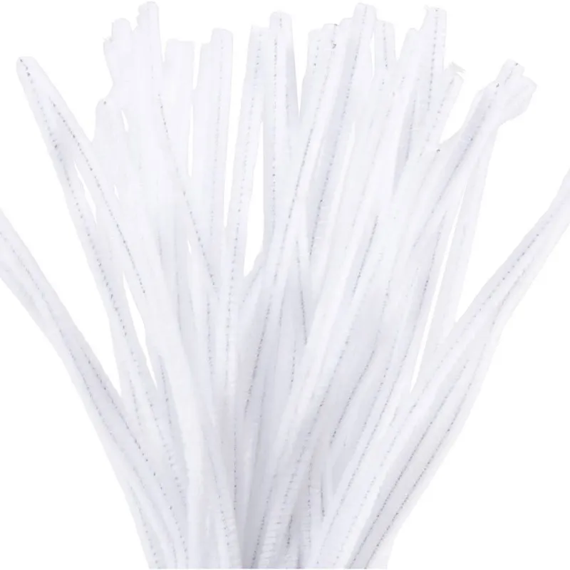 Foska - Σύρματα Πίπας Λευκό, 100Pcs, 30Εκ CS1001