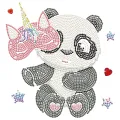 Diamond Dotz - Ψηφιδωτό, Panda Corn DBX.080 Diamond Dotz - Ψηφιδωτό, Panda Corn DBX.080