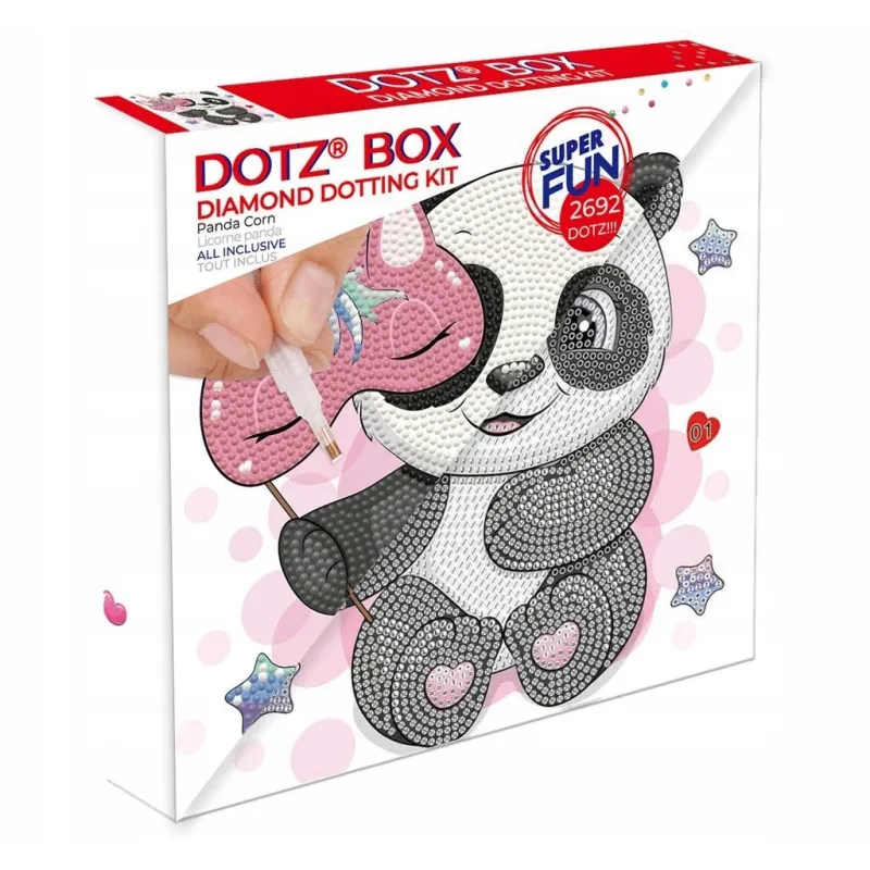 Diamond Dotz - Ψηφιδωτό, Panda Corn DBX.080
