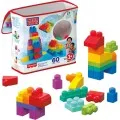 Fisher Price - Mega Bloks, Τουβλάκια Τσάντα 60 Τεμάχια DCH55 (CYP67)