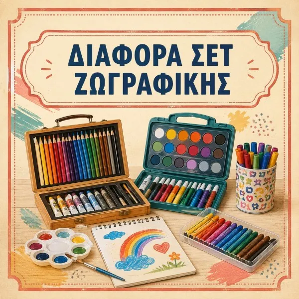 Διάφορα Σετ Ζωγραφικής