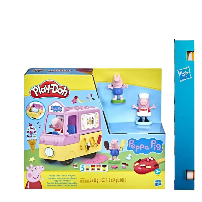 Παιχνιδολαμπάδα Hasbro Play-Doh - Peppa's Ice Cream Playset F3597