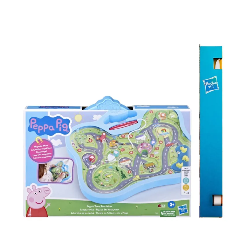 Παιχνιδολαμπάδα Hasbro - Peppa Pig, Learn With Peppas Maze F6410