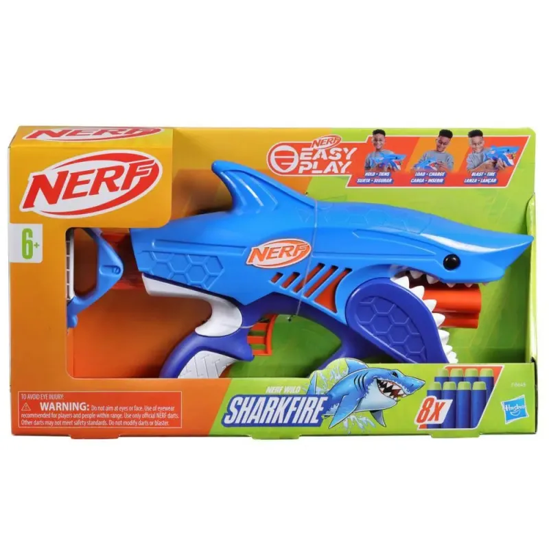 Hasbro - Easy Play, Nerf JR. Wild, Sharkfire F8645