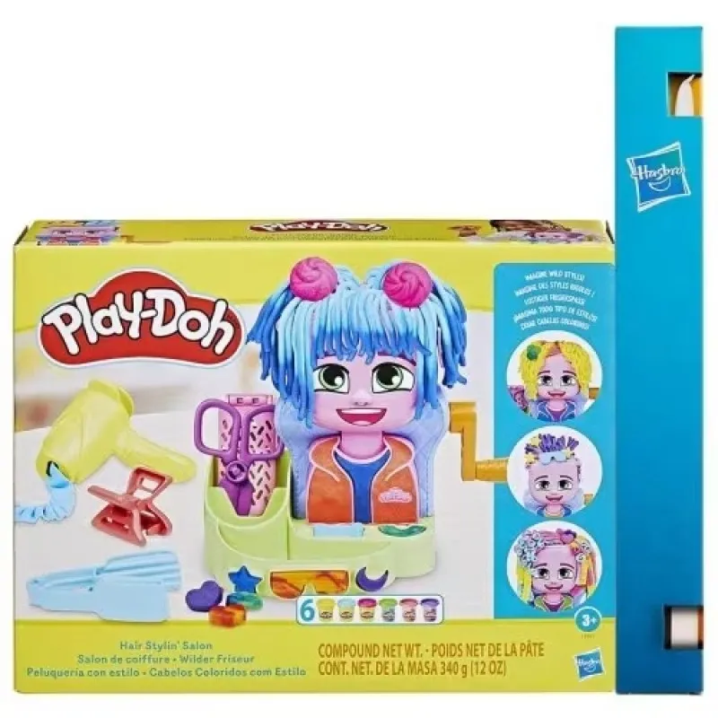 Παιχνιδολαμπάδα Hasbro Play Doh - Hair Stylin Salon Playset F8807